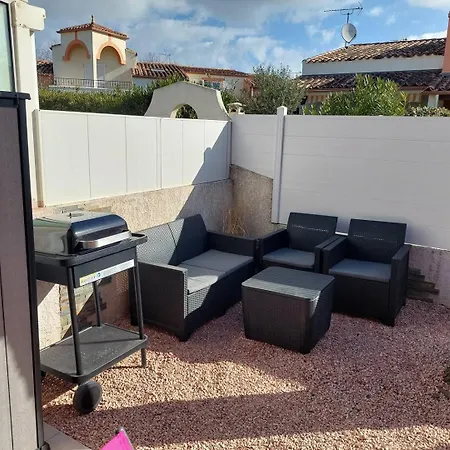Hacienda I Jolie T4 Avec Clim Piscine Rochelongue Cap D'agde דירה אגדה